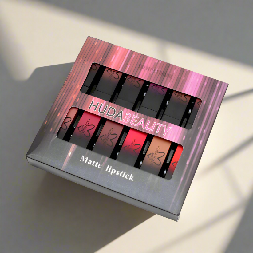 Huda Beauty Matte Lipstick Set (12 Pcs)